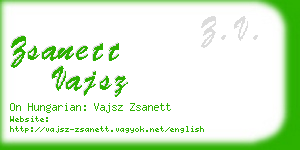 zsanett vajsz business card